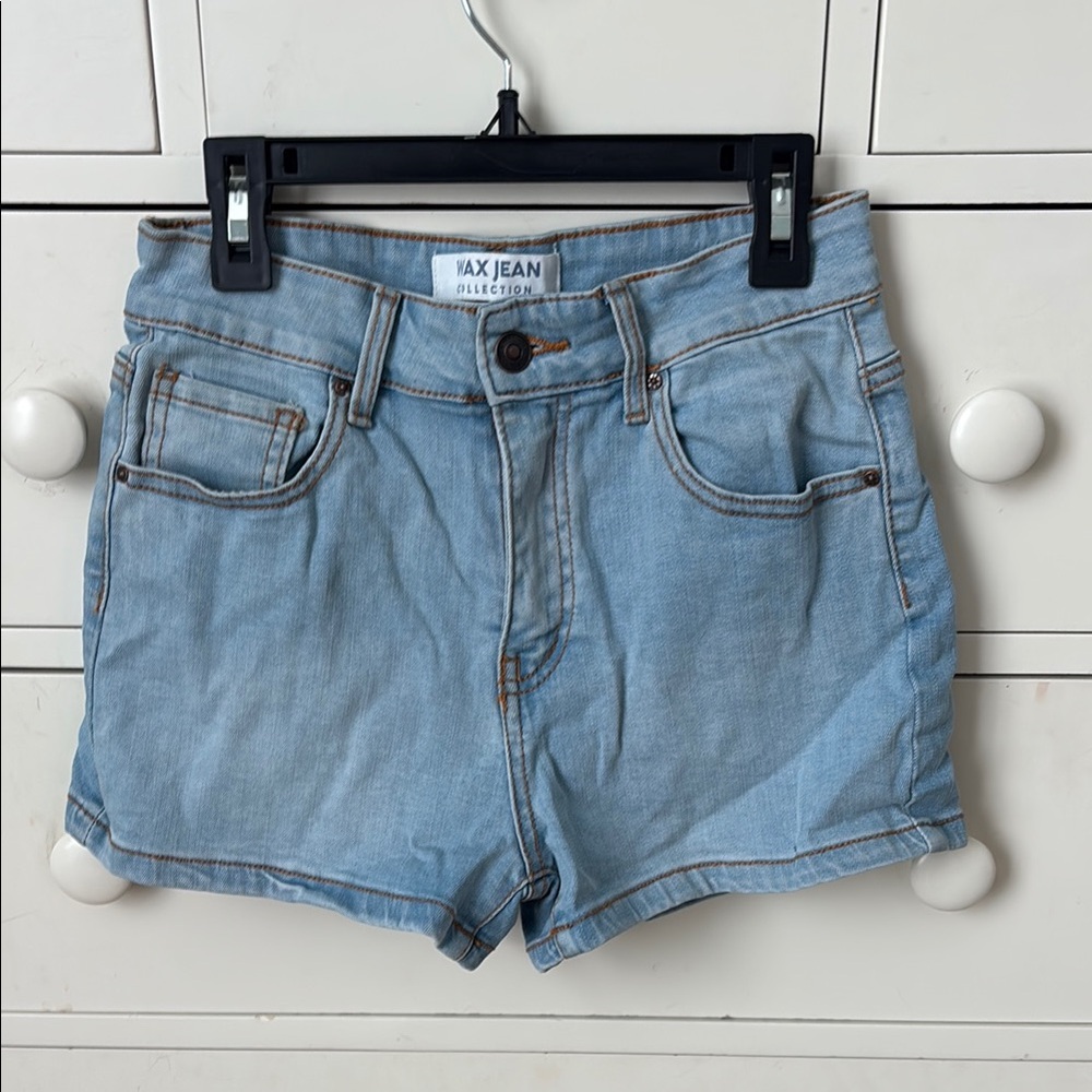 Wax Jean high waisted micro shorts